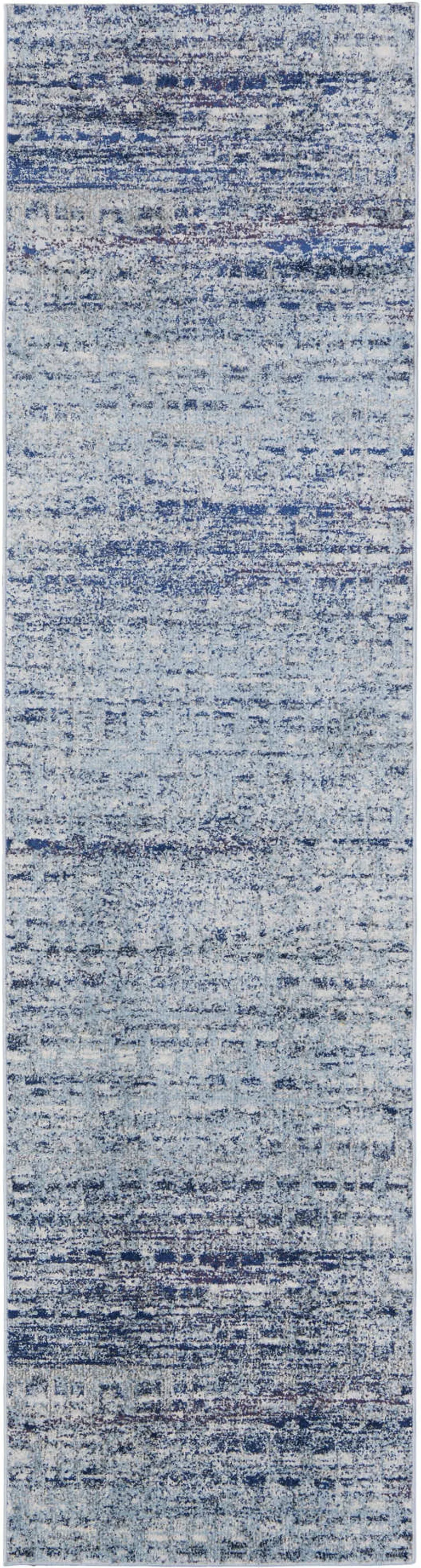 10' Abstract Power Loom Runner Rug Photo 1