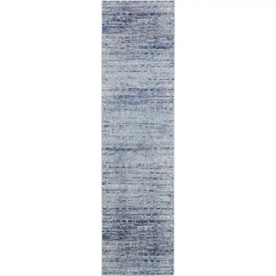 10' Abstract Power Loom Runner Rug Photo 1