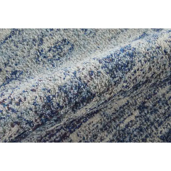 10' Abstract Power Loom Runner Rug Photo 6