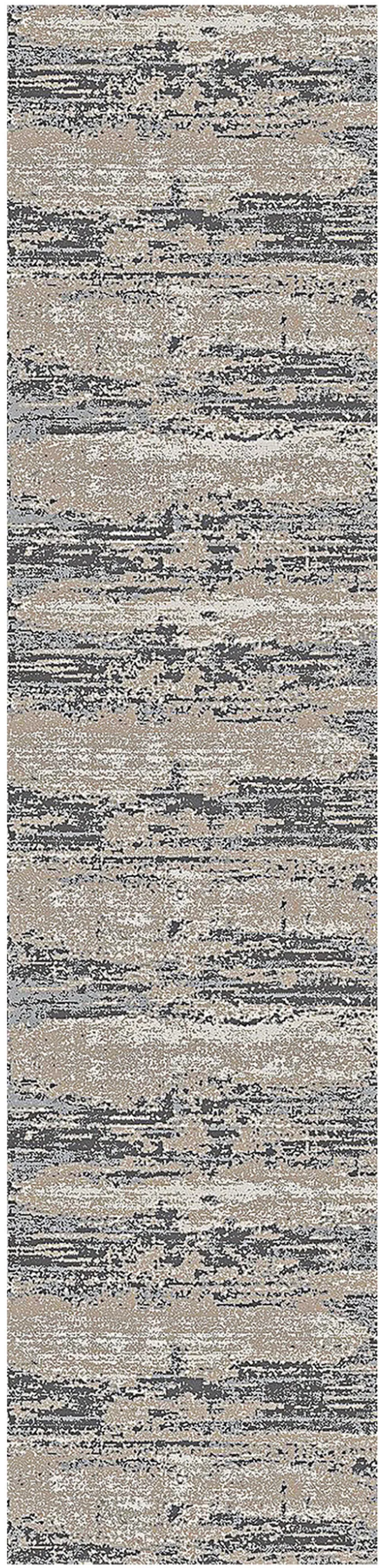 10' Abstract Power Loom Runner Rug Photo 1