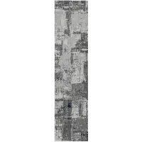 Photo of 10' Abstract Power Loom Runner Rug