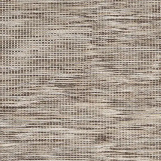 8' Beige Power Loom Runner Rug Photo 7