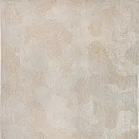 Photo of 10' Beige and White Abstract Non Skid Area Rug