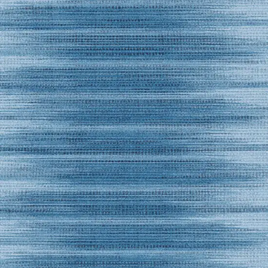 8' Blue Ombre Distressed Non Skid Runner Rug Photo 8