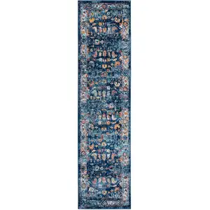 Photo of 10' Oriental Power Loom Runner Rug