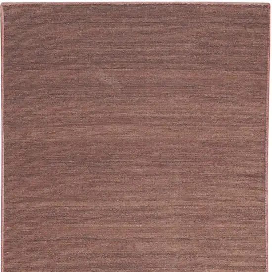 10' Brown Abstract Washable Runner Rug Photo 6