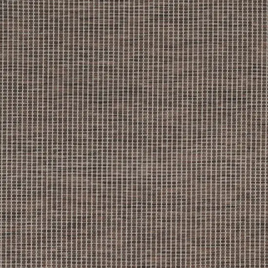 8' Brown Power Loom Runner Rug Photo 7