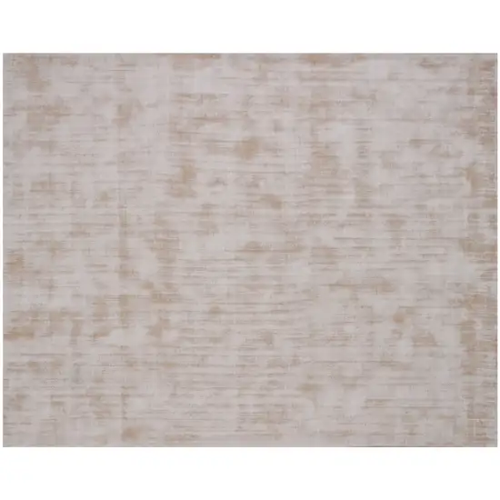 5' Champagne Round Hand Loomed Area Rug Photo 7