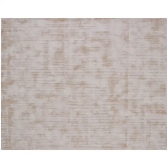 5' Champagne Round Hand Loomed Area Rug Photo 6