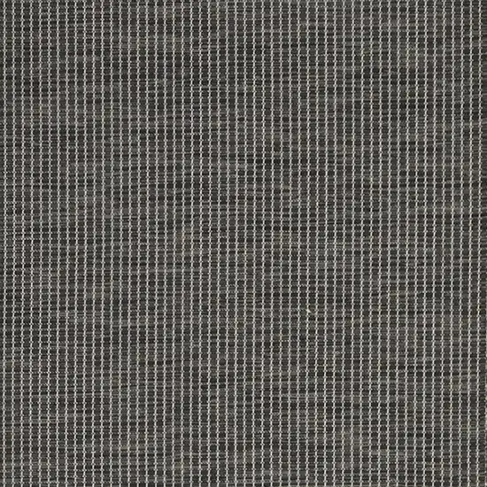 8' Charcoal Power Loom Runner Rug Photo 7