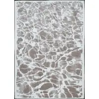 Photo of 10' Gray Abstract Non Skid Area Rug