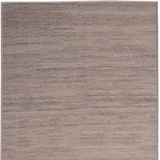 10' Gray Abstract Washable Runner Rug Photo 5