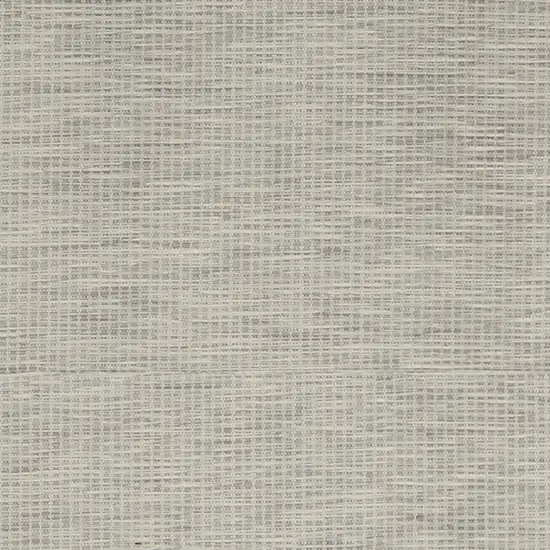 8' Gray Power Loom Runner Rug Photo 7