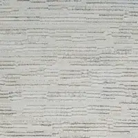 Photo of 8' Gray and Beige Geometric Distressed Area Rug