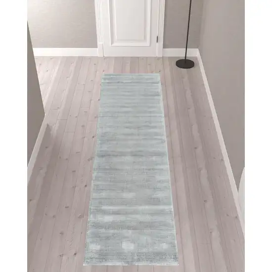 10' Hand Woven Runner Rug Photo 3