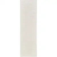 Photo of 6' Ivory Geometric Runner Rug