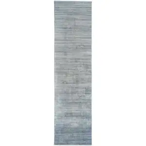 Photo of 10' Ombre Hand Woven Runner Rug