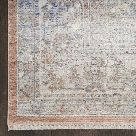 12' Oriental Power Loom Distressed Runner Rug Photo 1