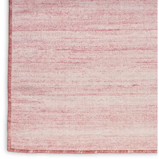 6' Pink Abstract Washable Runner Rug Photo 3