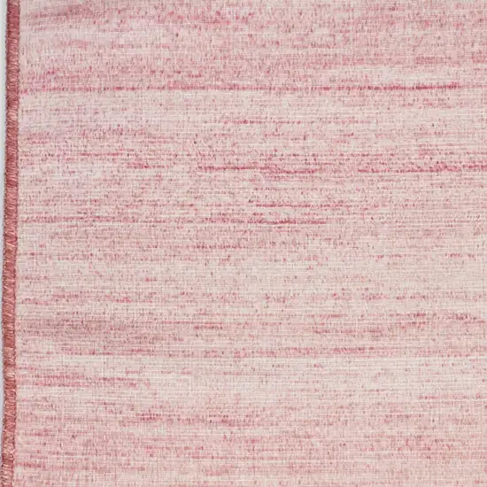 8' Pink Abstract Washable Runner Rug Photo 5