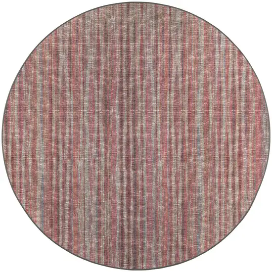 10' Pink Round Ombre Tufted Handmade Area Rug Photo 1