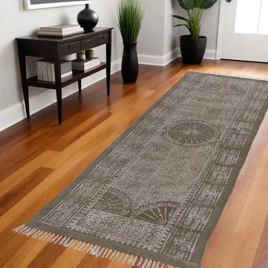 Brown Runner Rug Photo 1