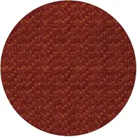 Photo of 8' Round Burgundy Round Geometric Washable Non Skid Indoor Outdoor Area Rug