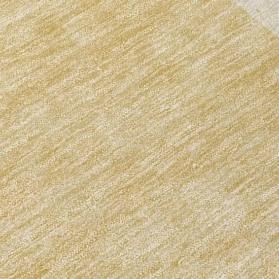 Beige Abstract Washable Indoor Outdoor Runner Rug Photo 8