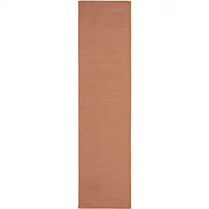 Photo of 8' Rust Power Loom Runner Rug