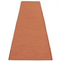 Photo of 10' Rust Power Loom Runner Rug