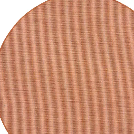 6' Terracotta Indoor Outdoor Area Rug Photo 4