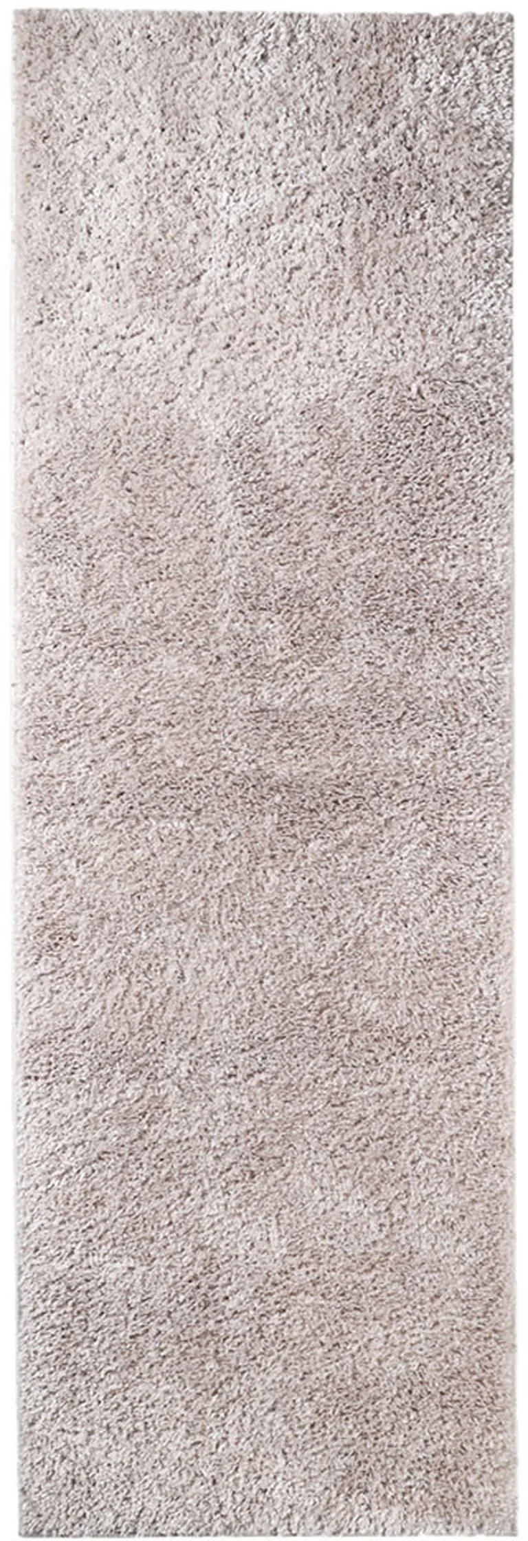 8' Shag Stain Resistant Runner Rug Photo 1