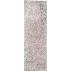 Photo of 8' Shag Stain Resistant Runner Rug