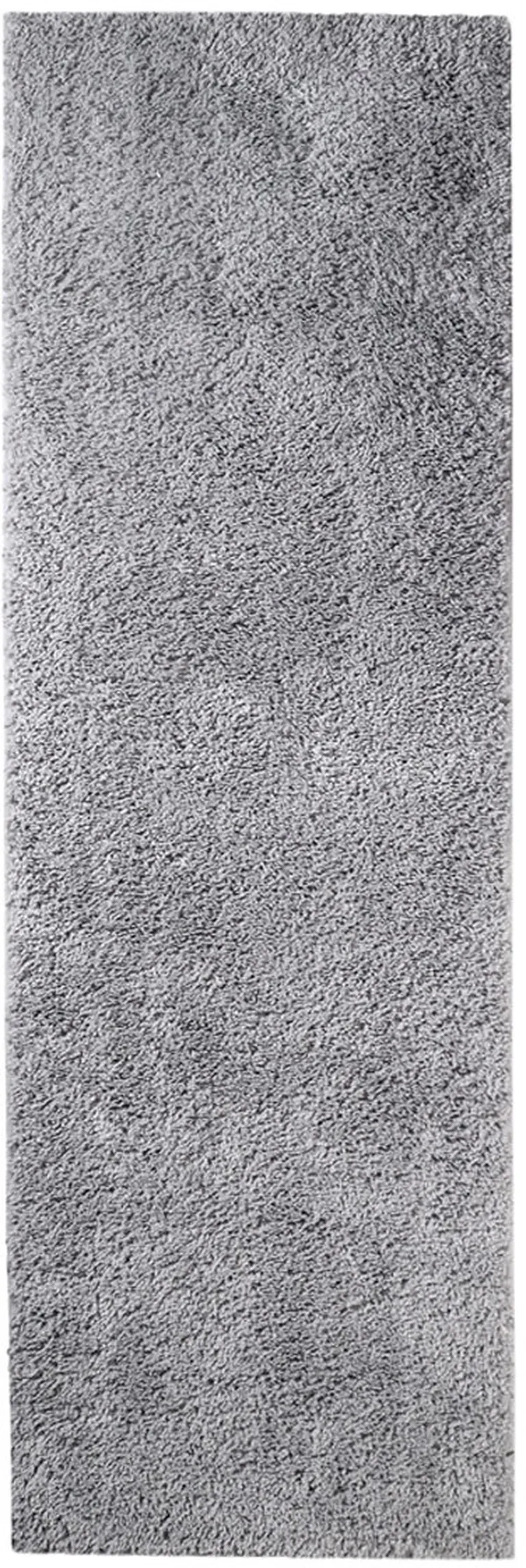 8' Shag Stain Resistant Runner Rug Photo 1