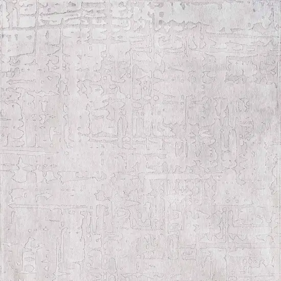 10' White Abstract Non Skid Area Rug Photo 6