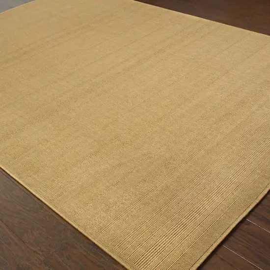 3' X 5' Beige Stain Resistant Indoor Outdoor Area Rug Photo 4