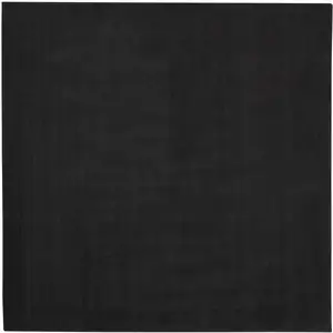 Photo of 7' X 7' Black Square Non Skid Indoor Outdoor Area Rug