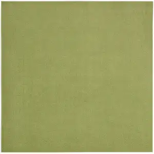 Photo of 7' X 7' Green Square Non Skid Indoor Outdoor Area Rug