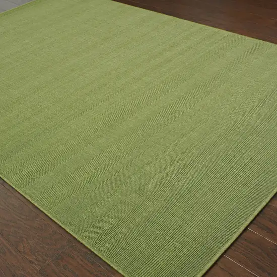 3' X 5' Green Stain Resistant Indoor Outdoor Area Rug Photo 4