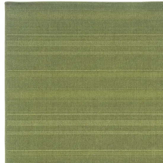 Green Stain Resistant Indoor Outdoor Area Rug Photo 3