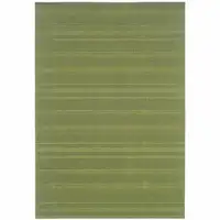 Photo of 9' X 13' Green Stain Resistant Indoor Outdoor Area Rug