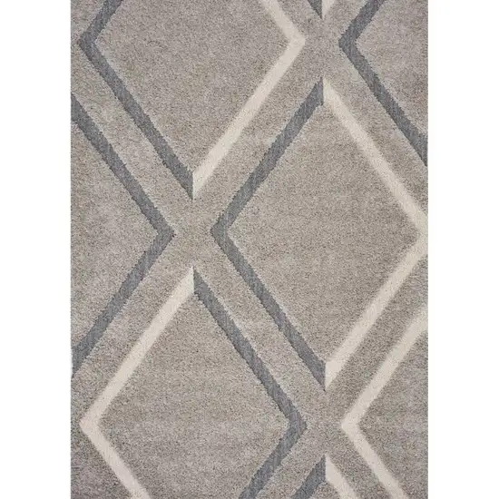 Grey Polypropylene Rug Photo 2