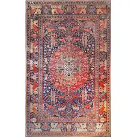 Photo of 3' X 5' Medallion Stain Resistant Area Rug