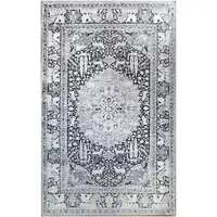 Photo of 3' X 5' Medallion Stain Resistant Area Rug