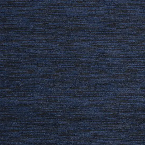 7' Midnight Blue Square Indoor Outdoor Area Rug Photo 4