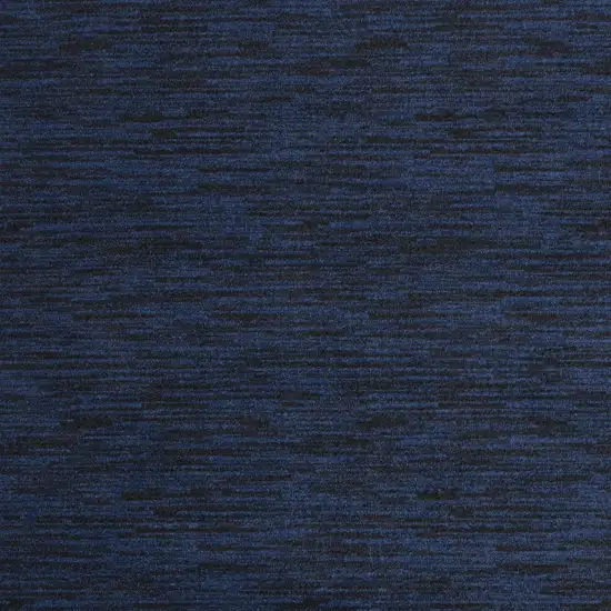 7' Midnight Blue Square Indoor Outdoor Area Rug Photo 3