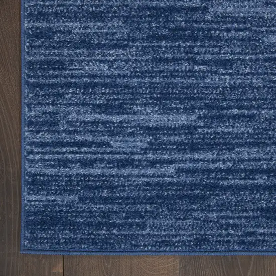 Blue Stain Resistant Indoor Outdoor Area Rug Photo 8