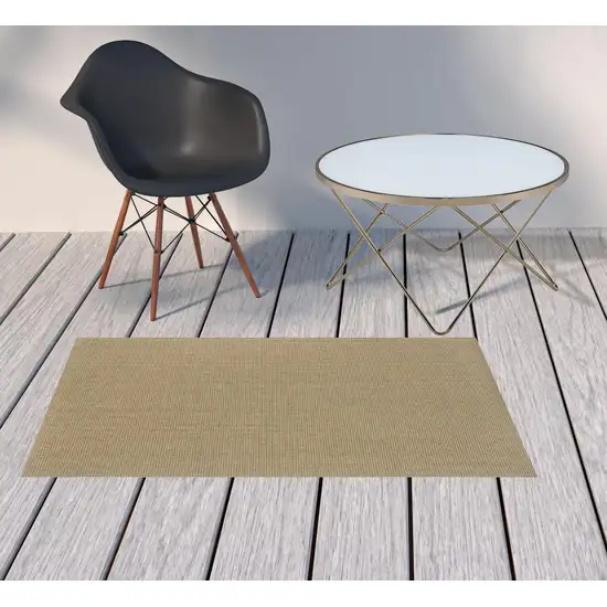 3' X 5' Sand Stain Resistant Indoor Outdoor Area Rug Photo 2