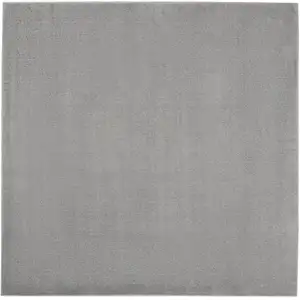 Photo of 7' X 7' Silver Grey Square Non Skid Indoor Outdoor Area Rug