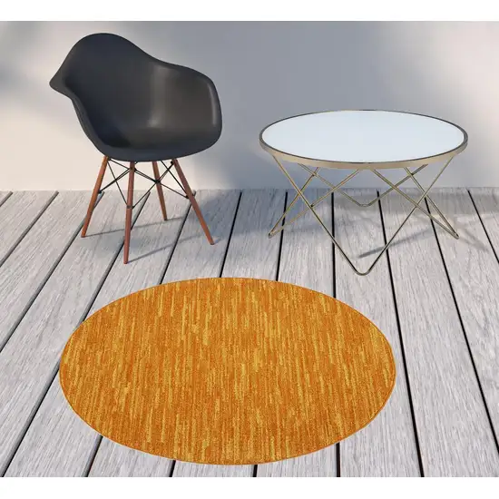 4' X 4' Sunburst Round Non Skid Indoor Outdoor Area Rug Photo 2